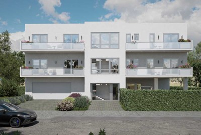 Helle ruhige Wohnung mit Blick ins Grüne.