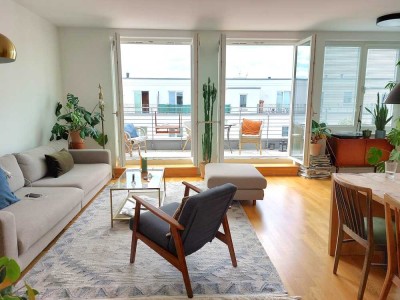 Penthouse 6 OG bezugsfrei - 2 Zimmer - 2 Terrassen - Aufzug und 2 Tiefgaragenplätze im Alleinauftrag