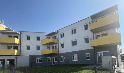 ERSTBEZUG „ein viertel grün“ - Moderne 3-Zimmer-Wohnung mit Balkon, Kellerabteil und Tiefgaragenstellplatz