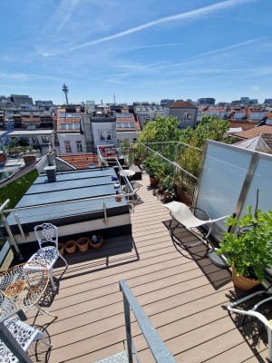 Provisionsfreie exklusive Dachgeschoss-Maisonette mit Panoramablick