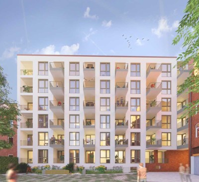 Neubau: Schön geschnittene 3-Zi.-Wohnung mit Loggia