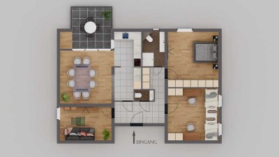 Helle 4-Zimmer-Wohnung in Dreieich-Offenthal