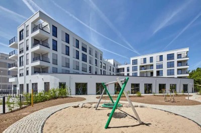 Neubau 2-Zimmer-Wohnung mit sonnigem Balkon und schoener Aussicht