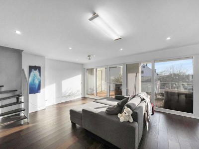 Licht, Luft & Luxus – energieeffiziente Maisonette mit Schreinerküche und drei Balkonen