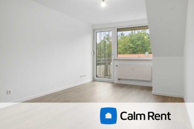 Renoviert & bezugsfrei – 2-Zi. DG-Wohnung mit Balkon in Fürth