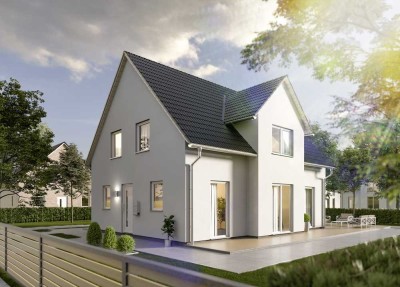 Strahlend und lauschig – ein Traumhaus für die Familie inklusive Grundstück in Usingen