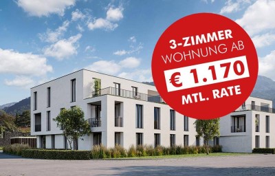 Baustart Frühjahr 2025: Dein Eigentum ab € 1.170 mtl. Rate - 3-Zimmer Terrassenwohnung (Top C08)