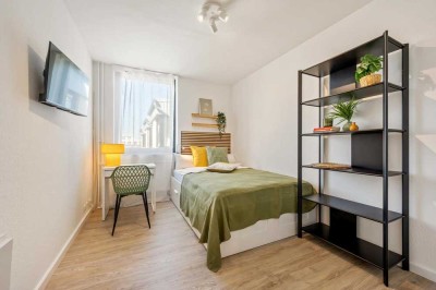 Moderne, NEU renovierte, voll möblierte Wohnung + Haushaltsartikel + Fahrrad, Zentral in Mainz