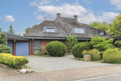 Großes Architektenhaus von 1990 in Wolfsburg-Ehmen mit Doppelgarage, 2 Terrassen, Galerie und Kamin