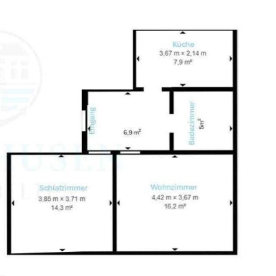 Charmante 2-Zimmer Wohnung in zentraler Lage von Itzehoe (09)