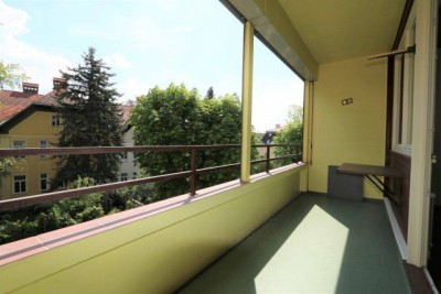Gepflegte 3-Zimmer-Wohnung im 2. Liftstock mit Loggia beim Doblhoffpark