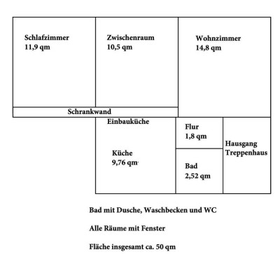 2,5 Zimmer Wohnung - möbliert