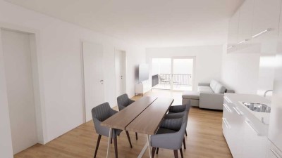Barrierefreie 3-Zimmer-Neubauwohnung mit Garten in Leutkirch-Gebrazhofen