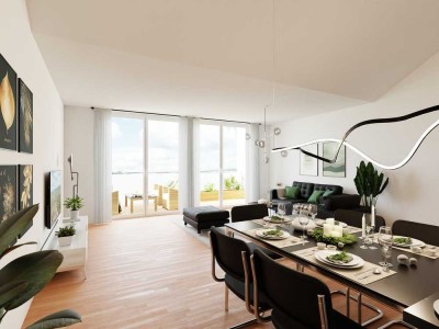 3-Raum-Maisonette-Wohnung mit großem Balkon, barrierefrei