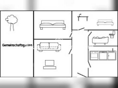 Tauschwohnung: 3 Zimmer Wohnung in ruhiger, grüner Gegend