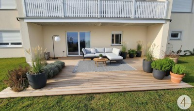 Sonnige Terrassenwohnung mit Garage! Teilsaniert