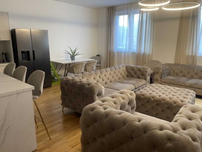Neubau-Familienwohnung mit Terrasse sucht Nachmieter!