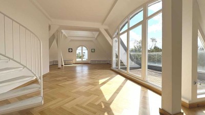 Dachgeschossmaisonette mit Südterrasse -Berlin-Grunewald