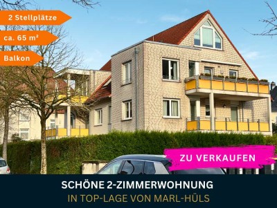 2-Zimmer Wohnung mit Traum Balkon und zwei Stellplätzen in Marl-Hüls!