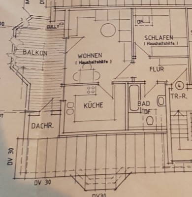 Ich Vermiete eine 2,5 Zimmer dachgeschoßwohnung