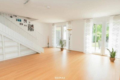 Komplett hof- und südseitige Maisonette mit 115m² Eigengarten