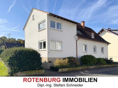 RESERVIERT - Gepflegtes 1-bis 2-Familienhaus mit Garten in ebener Lage in Bebra-Weiterode