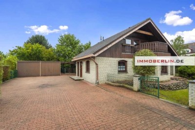 IMMOBERLIN.DE - Sehr angenehmes Einfamilienhaus mit Einliegerwohnung & ruhigem Sonnengarten