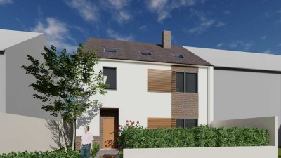 Reiheneckhaus in Neu-Isenburg mit Garage und Garten