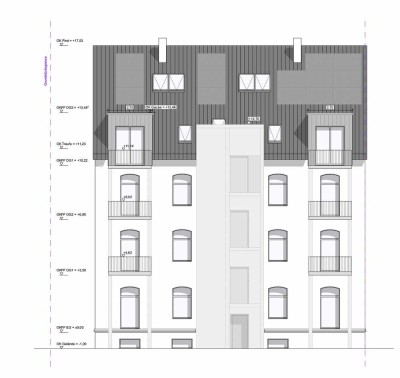 Penthouse I KfW 40 EE kernsaniertes I Stellplatz I Aufzug