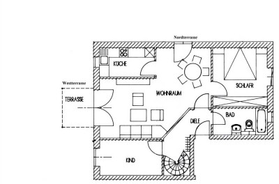 Provisionsfrei: 3 Zimmer Gartenwhg. + Hobbyraum mit Dusche in Unterbiberg