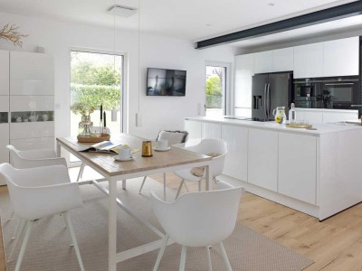 Neubau einer Doppelhaushälfte in Oberdießen bei Landsberg in sehr ruhiger und idyllischer Lage