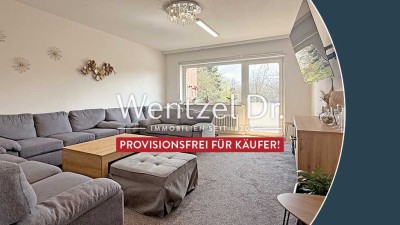 PROVISIONSFREI für Käufer – Zentraler geht’s kaum! Großzügige 4-Zimmer-ETW mit Balkon und Tiefgarage