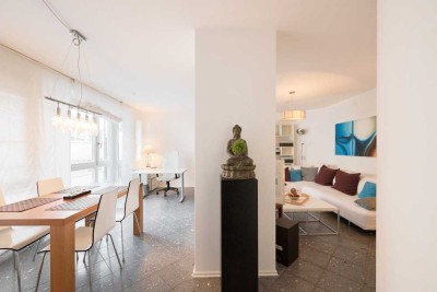 Ab SOFORT - Exklusive 2 Zim-W möbl. in ALT-SCHWABING *mit hochwertiger Ausstattung*