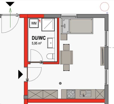 Moderne 1-Zimmer-Wohnung in Öhringen - geplant für Erstbezug