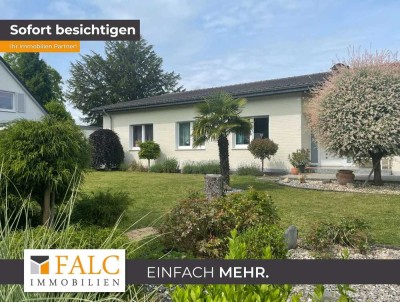 moderner Bungalow in ruhiger Seitenstraße