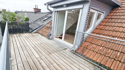 COOLE DACHTERRASSENWOHNUNG in der INNENSTADT