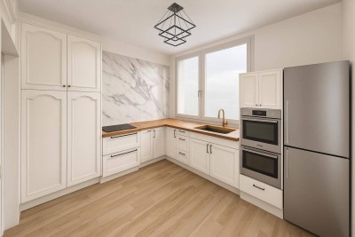 Best Lage St.Peter: Barrierefreie großzügige Erdgeschoss Wohnung 129m² Wohnfläche + Atrium Garten + 2 Terrassen 65m²