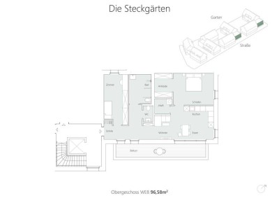 Die Steckgärten - Wohnung A8