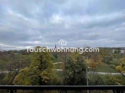 Tauschwohnung: Schöne Wohnung im 3. OG mit zwei Balkonen und Blick ins Grün