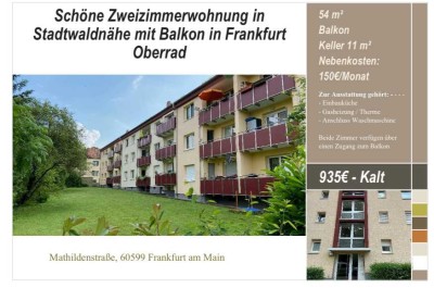 Gemütlich Wohnen mit Balkon in saniertem Mehrfamilienhaus nahe Stadtwald!