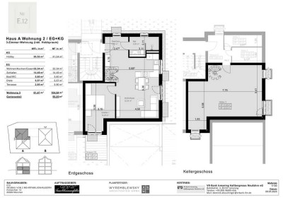 Exklusiver Neubau, zwei villenartige, moderne Häusern mit jeweils 4 Wohnungen in Untermenzing