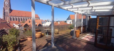 2 Zi. Wohnung mit 50 qm Dachterrasse in der Altstadt