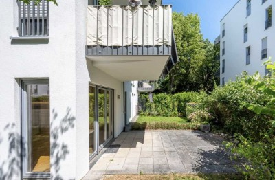 Moderne und sonnige 2 Zimmer Garten Wohnung in direkter Isarnähe
