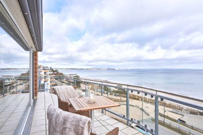 Scharbeutz - Penthouse -  1. Reihe mit 100 % Meerblick und großer Dachterrasse