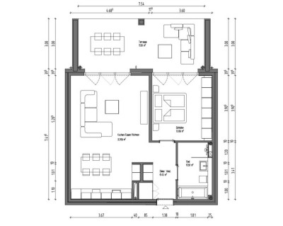 Exklusive 2-Zimmer-Wohnung mit gehobener Innenausstattung mit Balkon in Remscheid