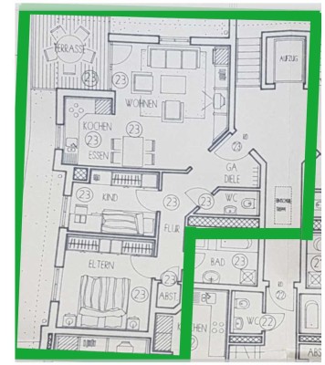 Attraktive 3-Zimmer Wohnung mit Balkon im 4. OG in Waiblingen