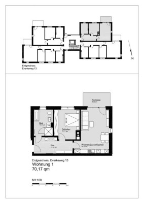 Erdgeschoss Wohnung  in einer ruhigen Wohnlage!