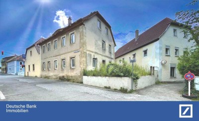 Altbestand im Rohbauzustand, ideal für Handwerker - Ein- Zweifamilienhaus in Scheinfeld