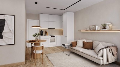 PROVISIONSFREI - Einbauküche geschenkt - 2 Zimmer - ca. 37m² NFL - Balkon - U-Bahn - Fertigstellung Q4/2024