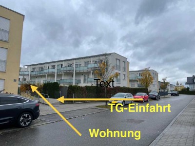 Schöne 4-Zimmer Wohnung mit Balkon und Garage in Friedrichshofen